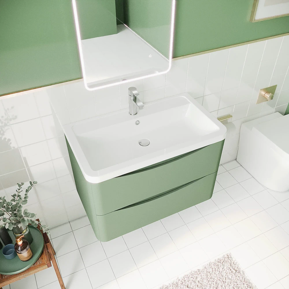 Green Wall Hung Vanity basin Green Wall Hung Vanity basin